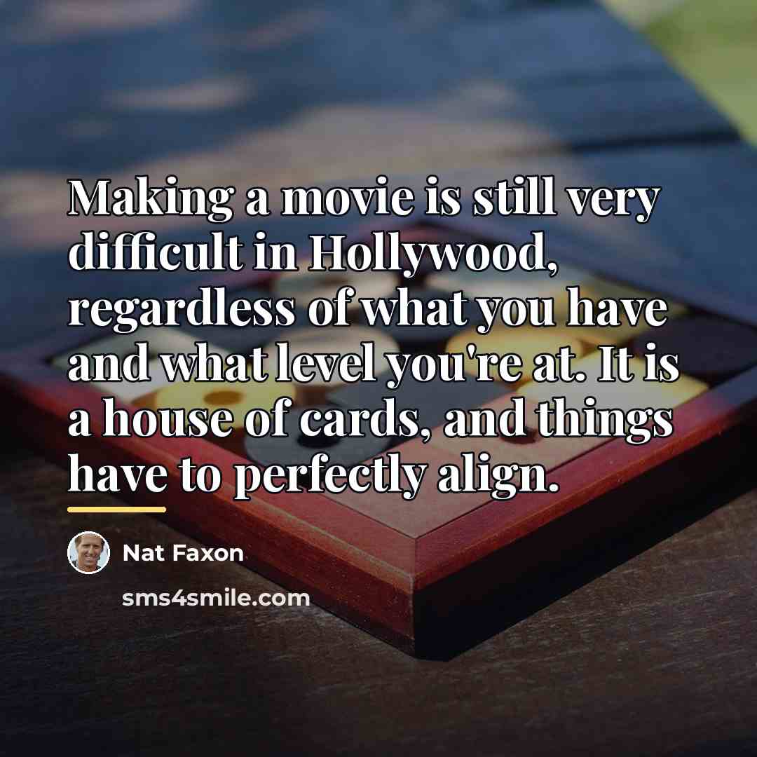 “Making a movie is still very difficult in Hollywood, regardless…” quote by Nat Faxon