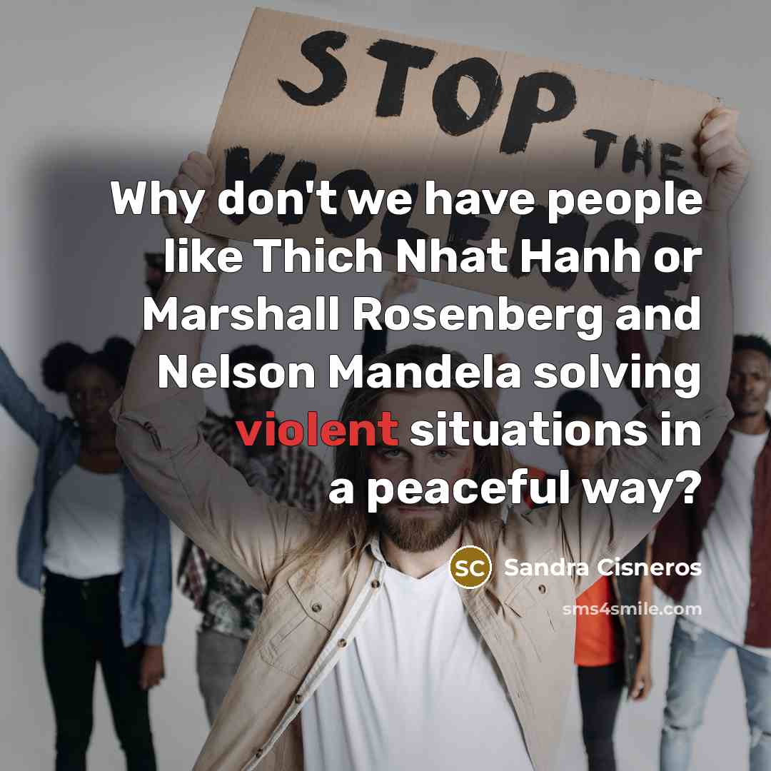 “Why don't we have people like Thich Nhat Hanh or…” quote by Sandra Cisneros