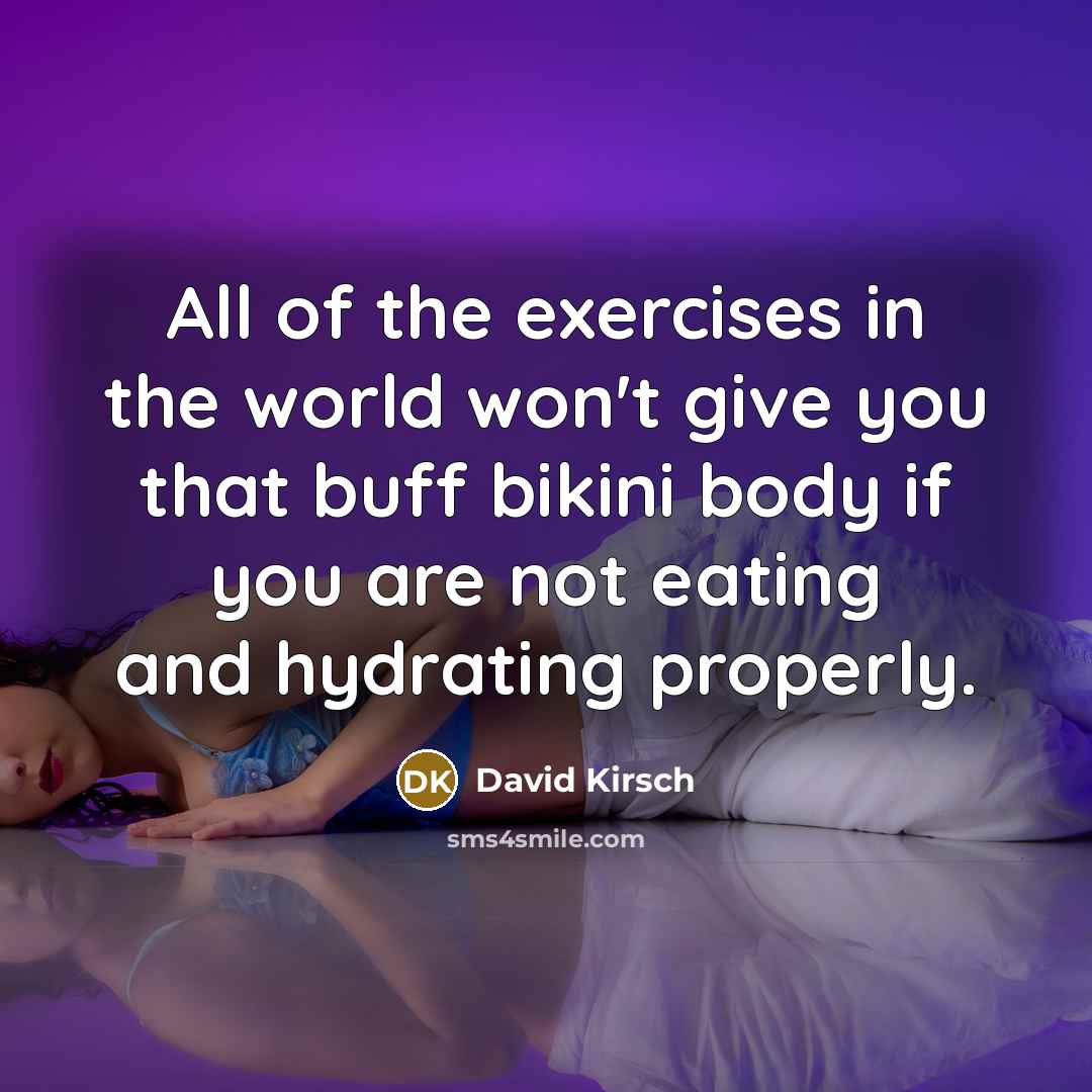 “All of the exercises in the world won't give you…” quote by David Kirsch