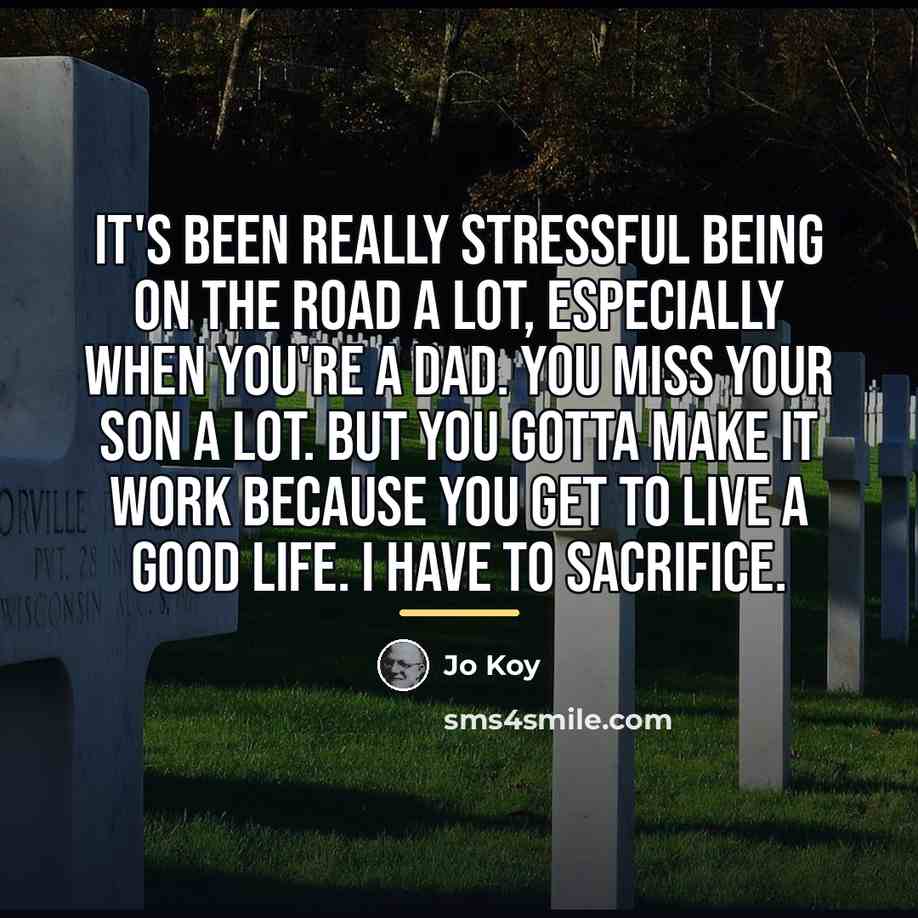“It's been really stressful being on the road a lot,…” quote by Jo Koy