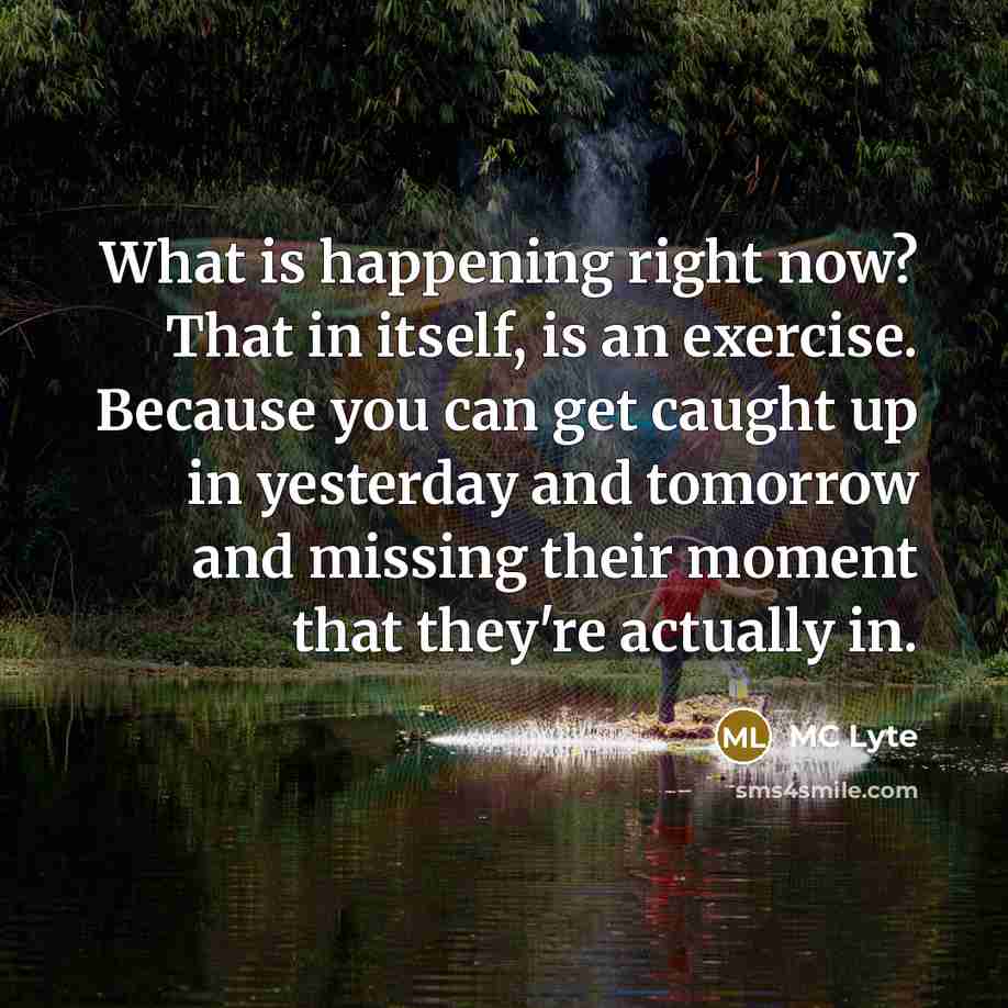 “What is happening right now? That in itself, is an…” quote by MC Lyte