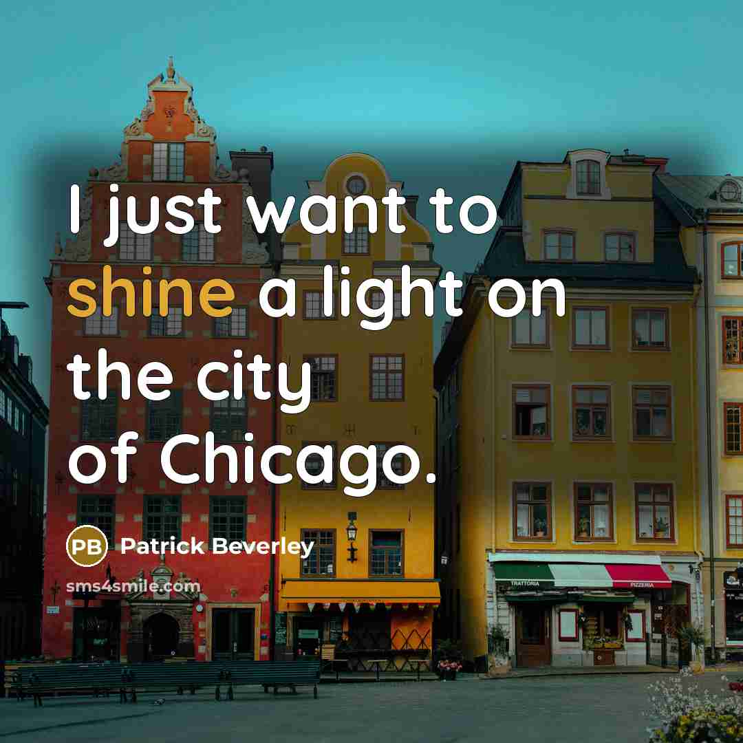 “I just want to shine a light on the city…” quote by Patrick Beverley