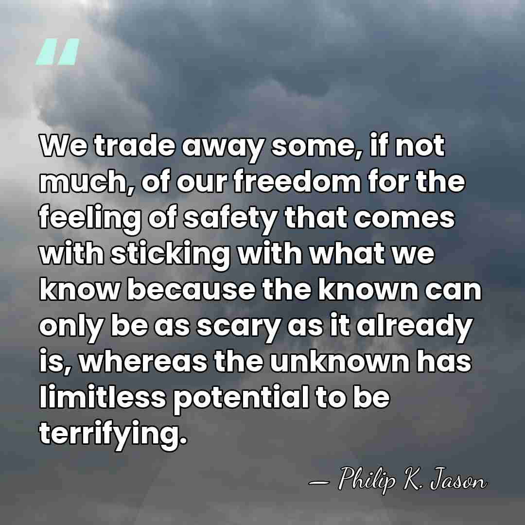 We trade away some, if not much, of our freedom for the&hellip; - Philip K. Jason