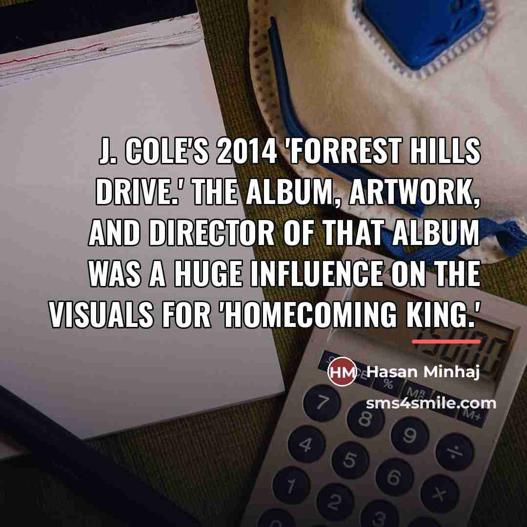 “J. Cole's 2014 'Forrest Hills Drive.' The album, artwork, and…” quote by Hasan Minhaj