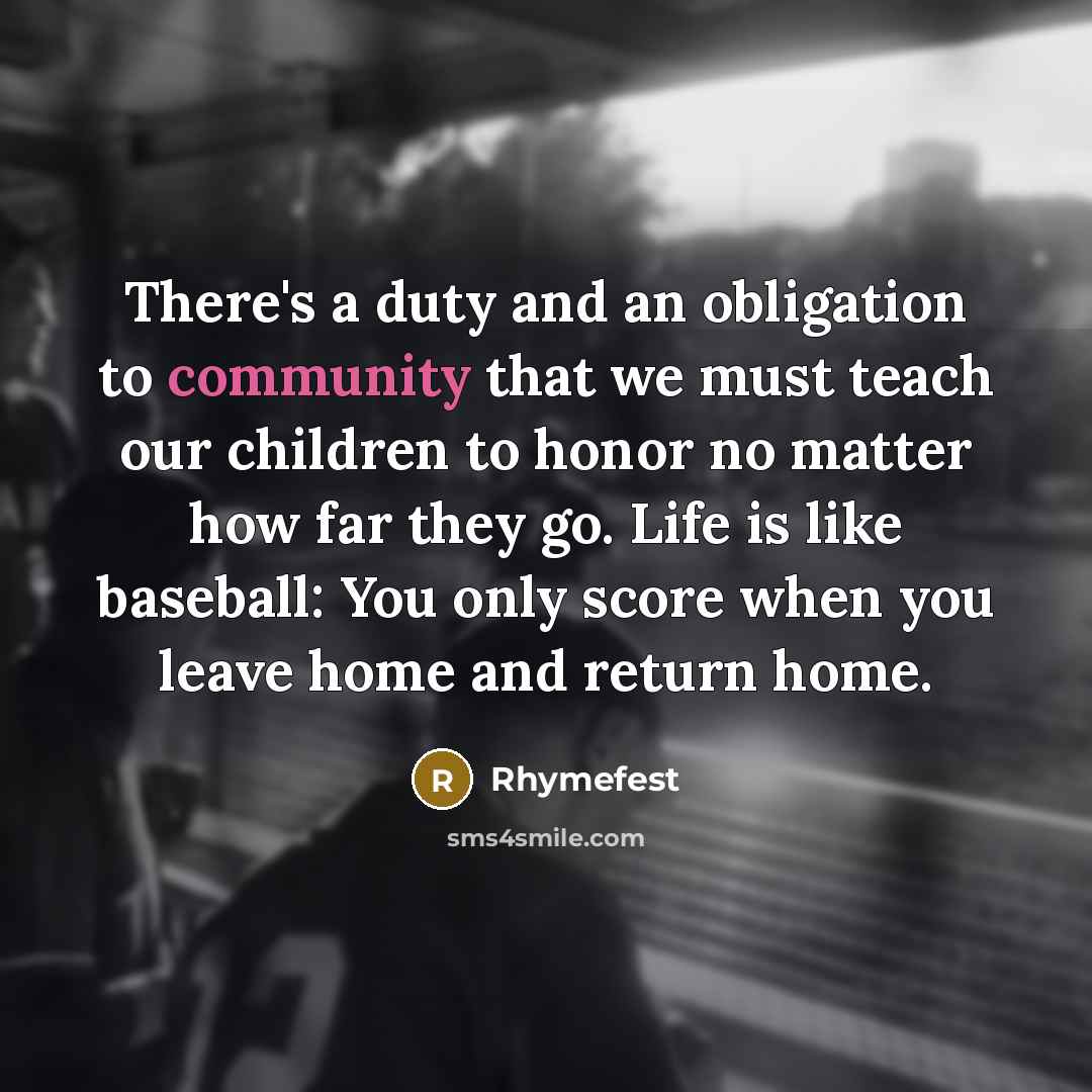 “There's a duty and an obligation to community that we…” quote by Rhymefest