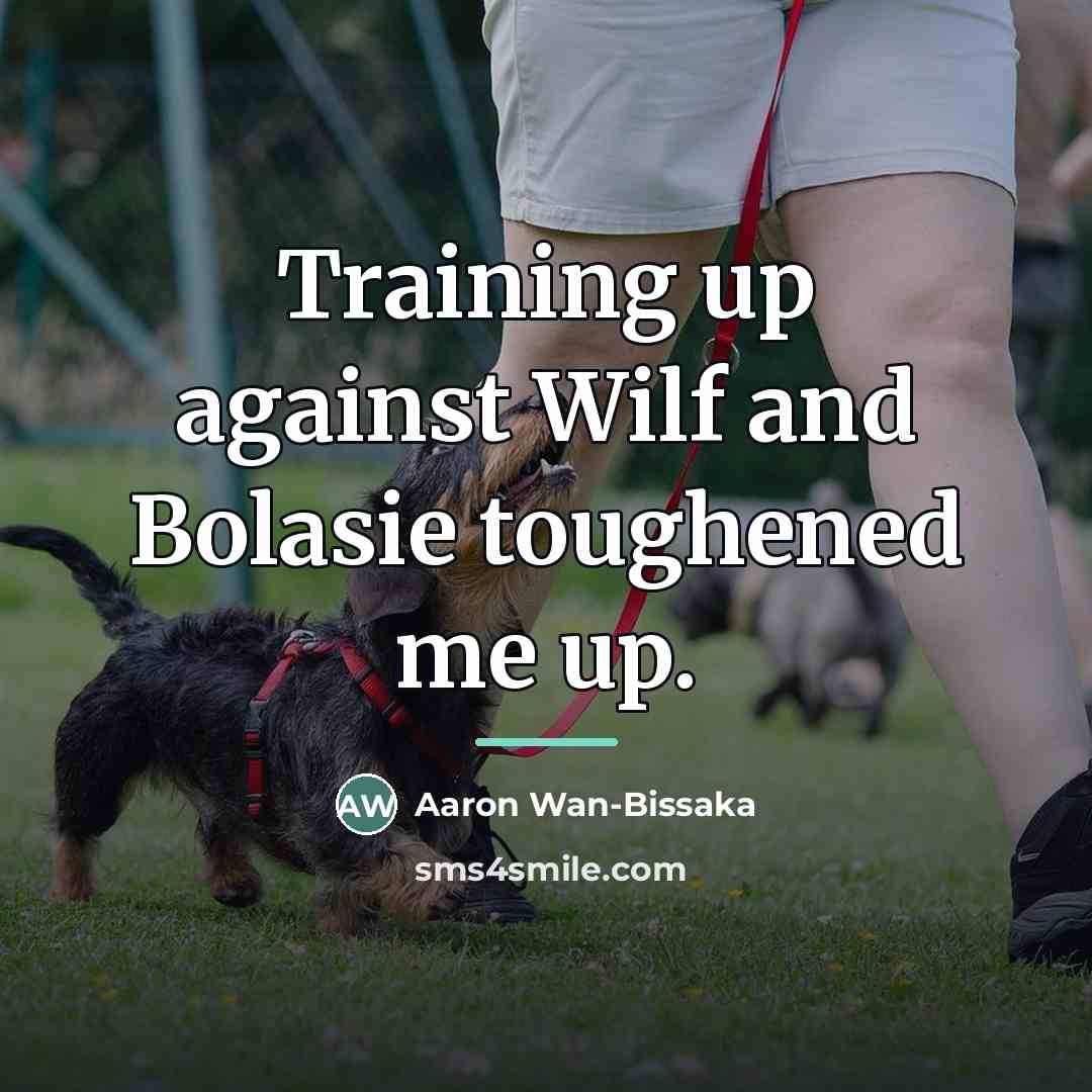 “Training up against Wilf and Bolasie toughened me up.…” quote by Aaron Wan-Bissaka