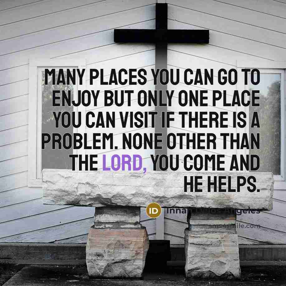 “Many places you can go to enjoy but only one…” quote by Innah Delos Angeles