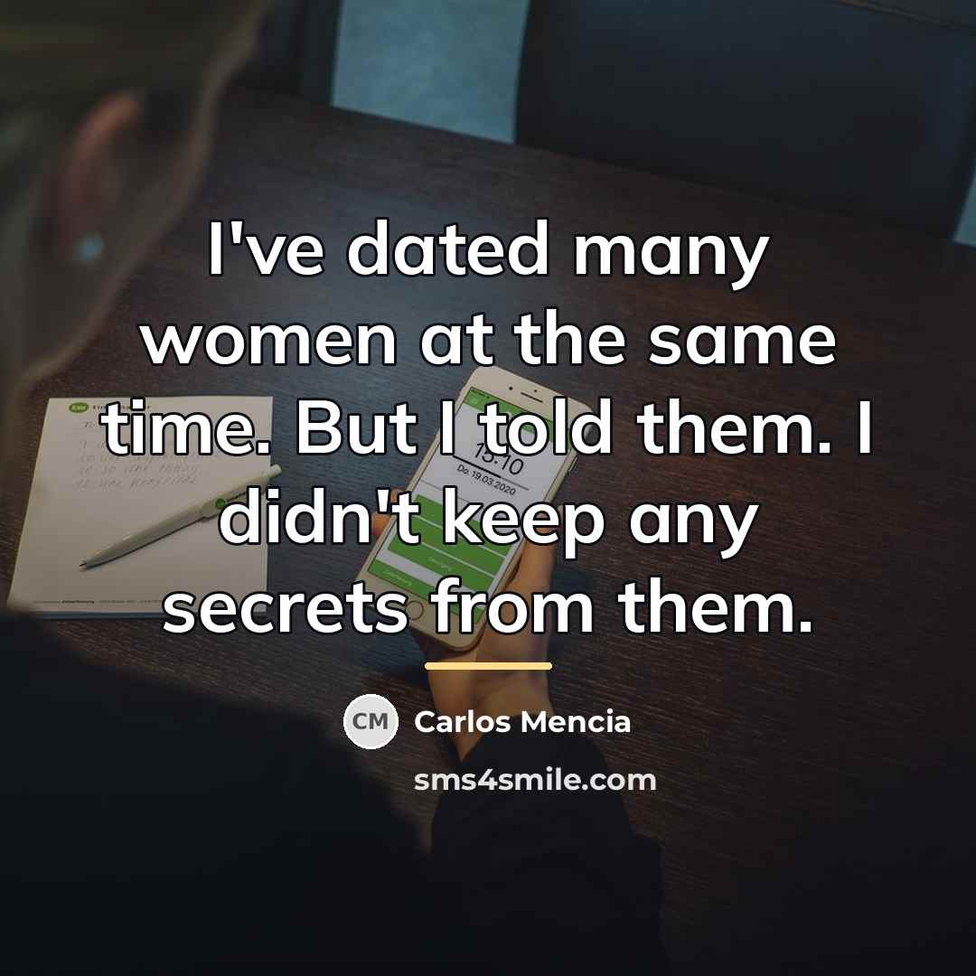 “I've dated many women at the same time. But I…” quote by Carlos Mencia