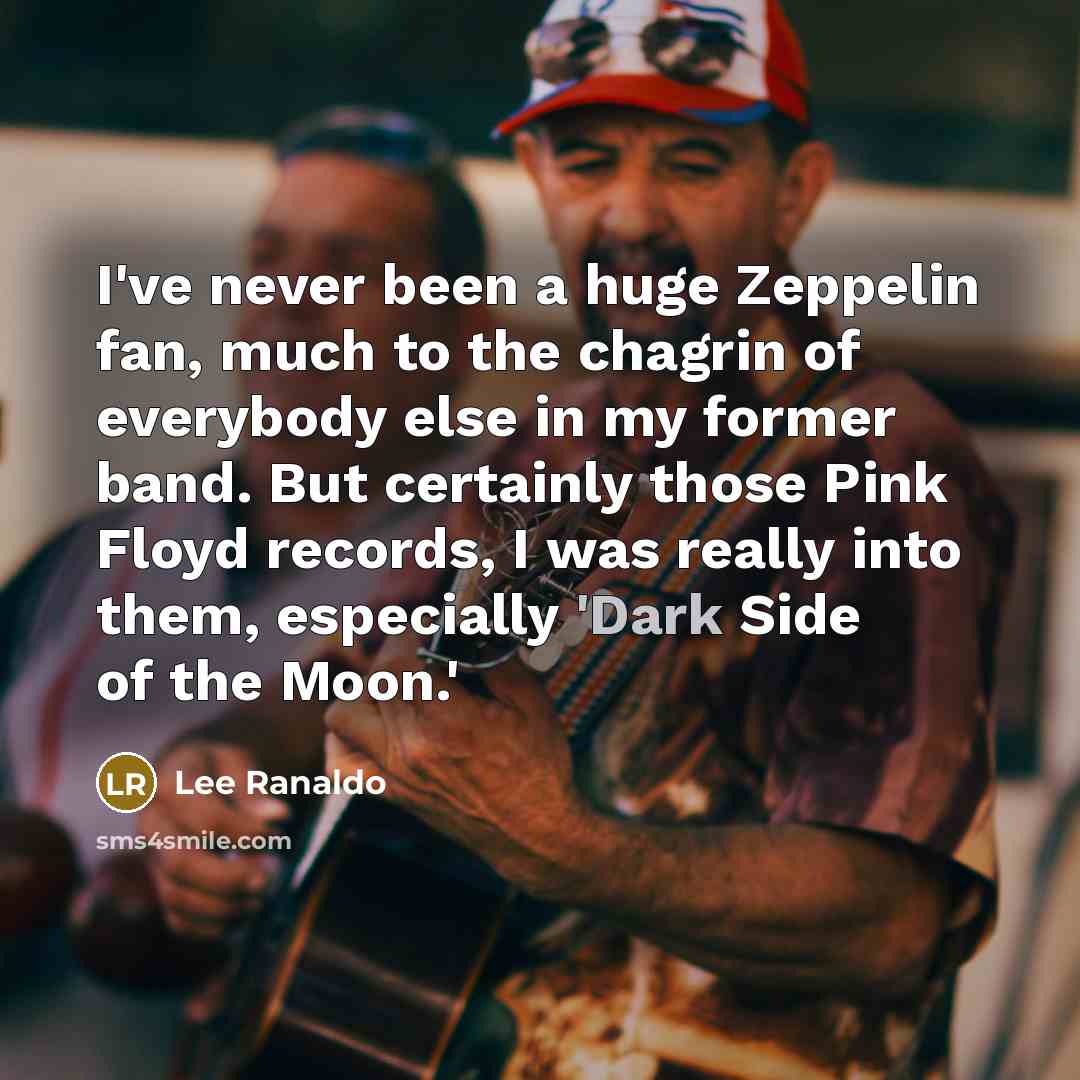 “I've never been a huge Zeppelin fan, much to the…” quote by Lee Ranaldo