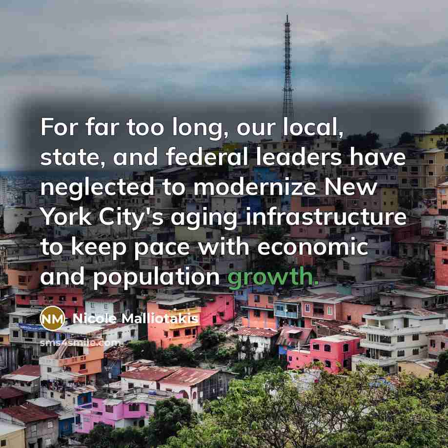 “For far too long, our local, state, and federal leaders…” quote by Nicole Malliotakis