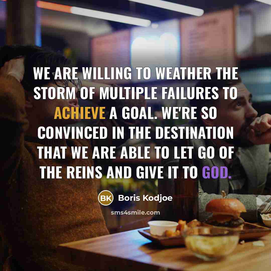 “We are willing to weather the storm of multiple failures…” quote by Boris Kodjoe