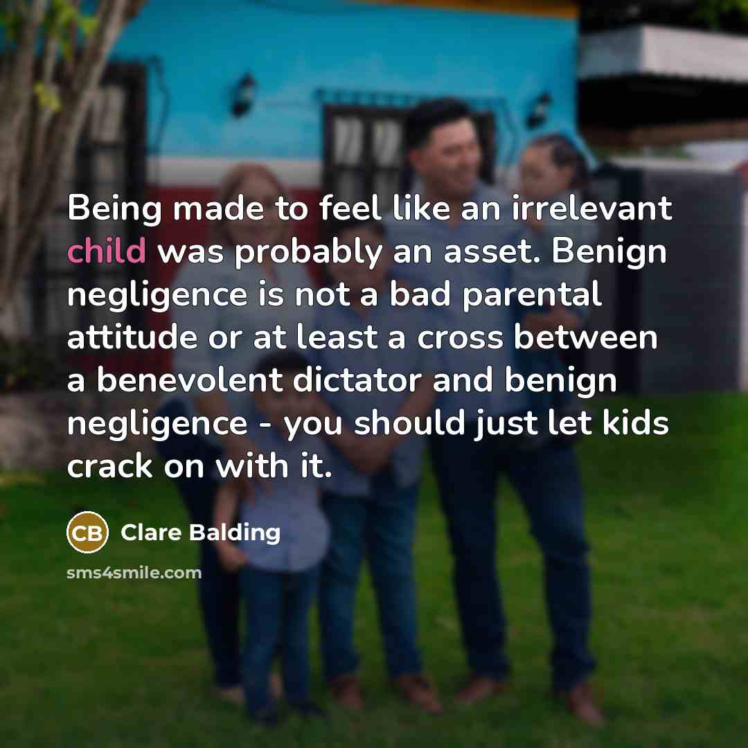 “Being made to feel like an irrelevant child was probably…” quote by Clare Balding