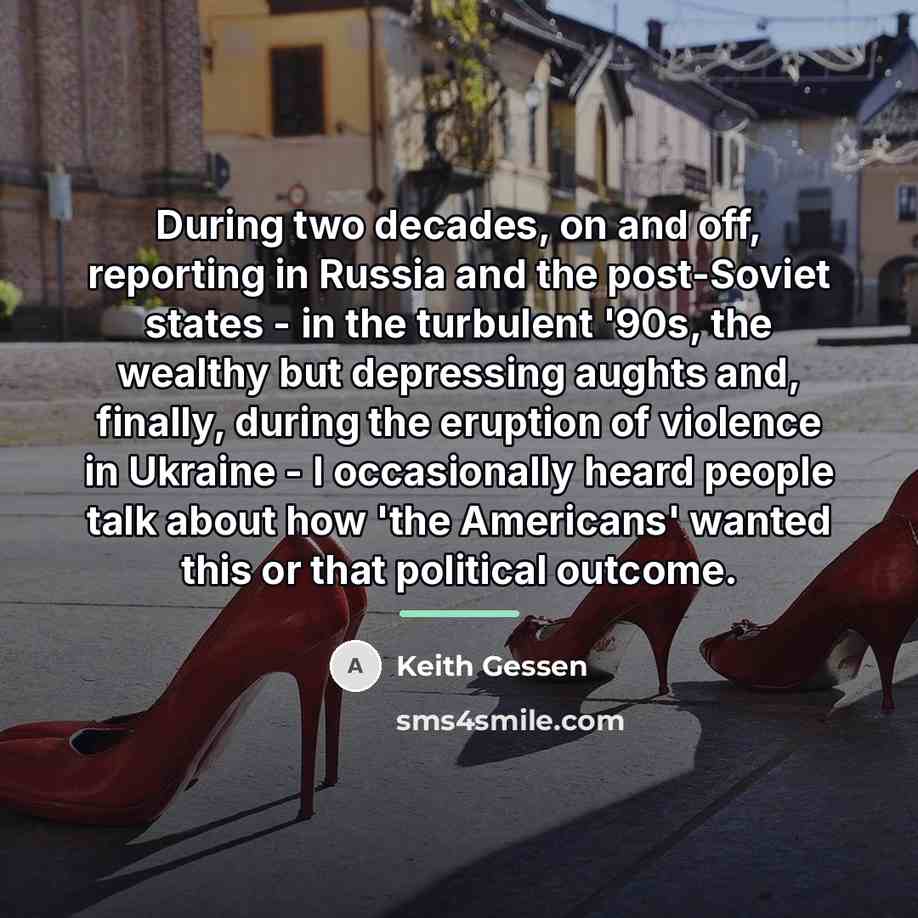 “During two decades, on and off, reporting in Russia and…” quote by Keith Gessen