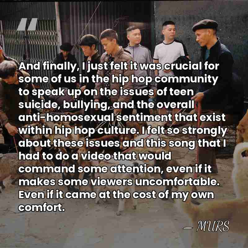 And finally, I just felt it was crucial for some of us&hellip; - MURS