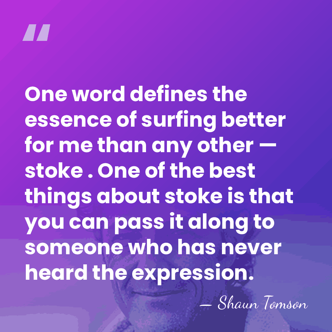 One word defines the essence of surfing better for me than any&hellip; - Shaun Tomson