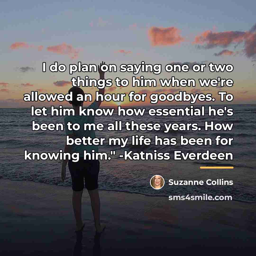 “I do plan on saying one or two things to…” quote by Suzanne Collins