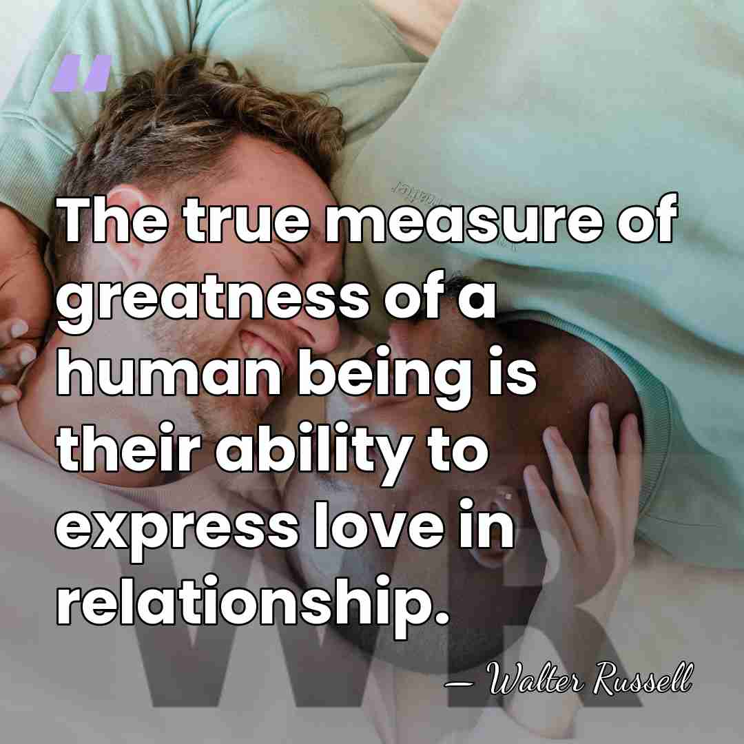 The true measure of greatness of a human being is their ability&hellip; - Walter Russell