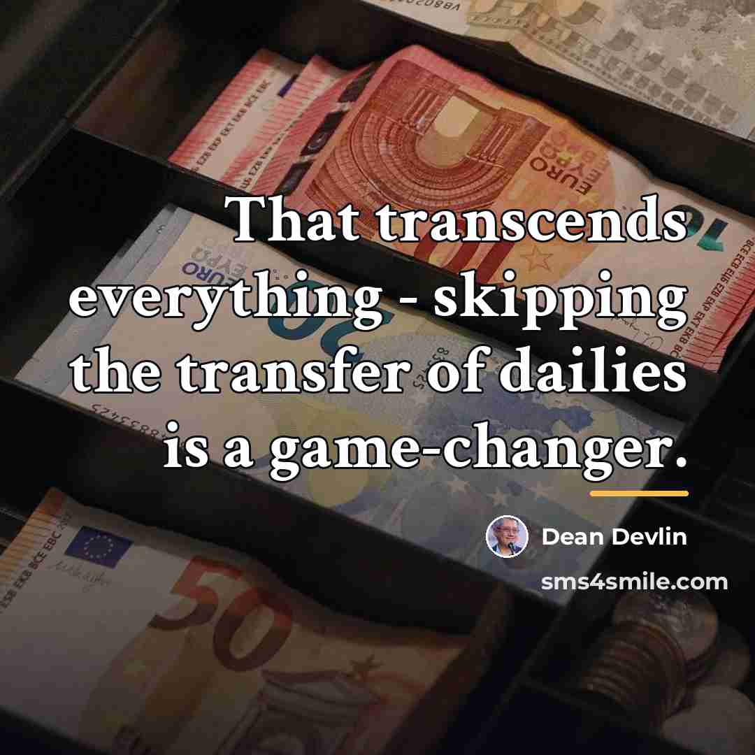 “That transcends everything - skipping the transfer of dailies is…” quote by Dean Devlin