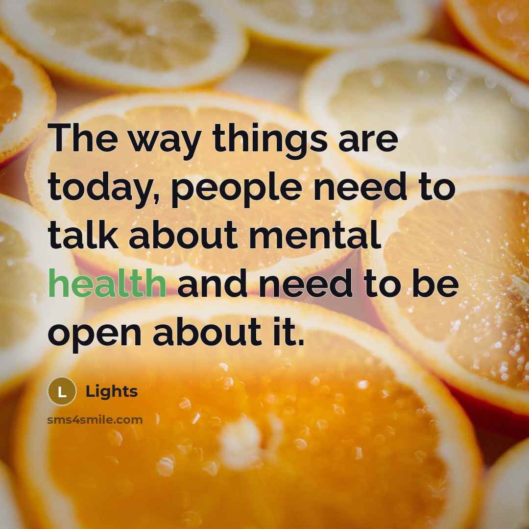 “The way things are today, people need to talk about…” quote by Lights