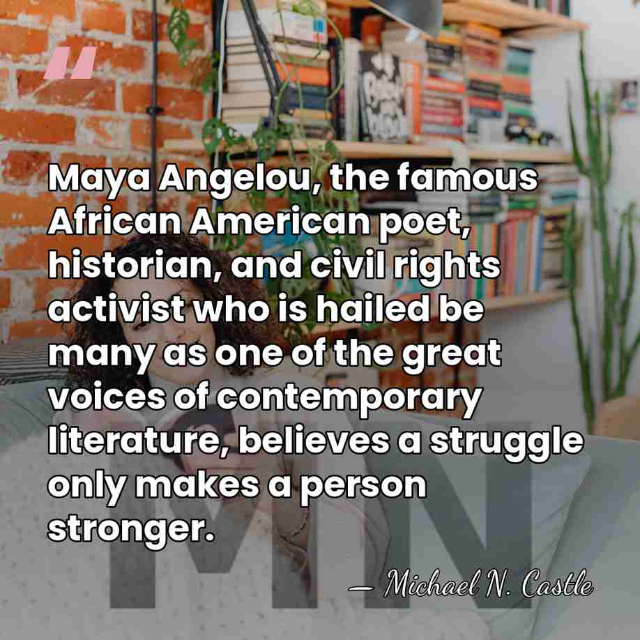 Maya Angelou, the famous African American poet, historian, and civil rights activist&hellip; - Michael N. Castle