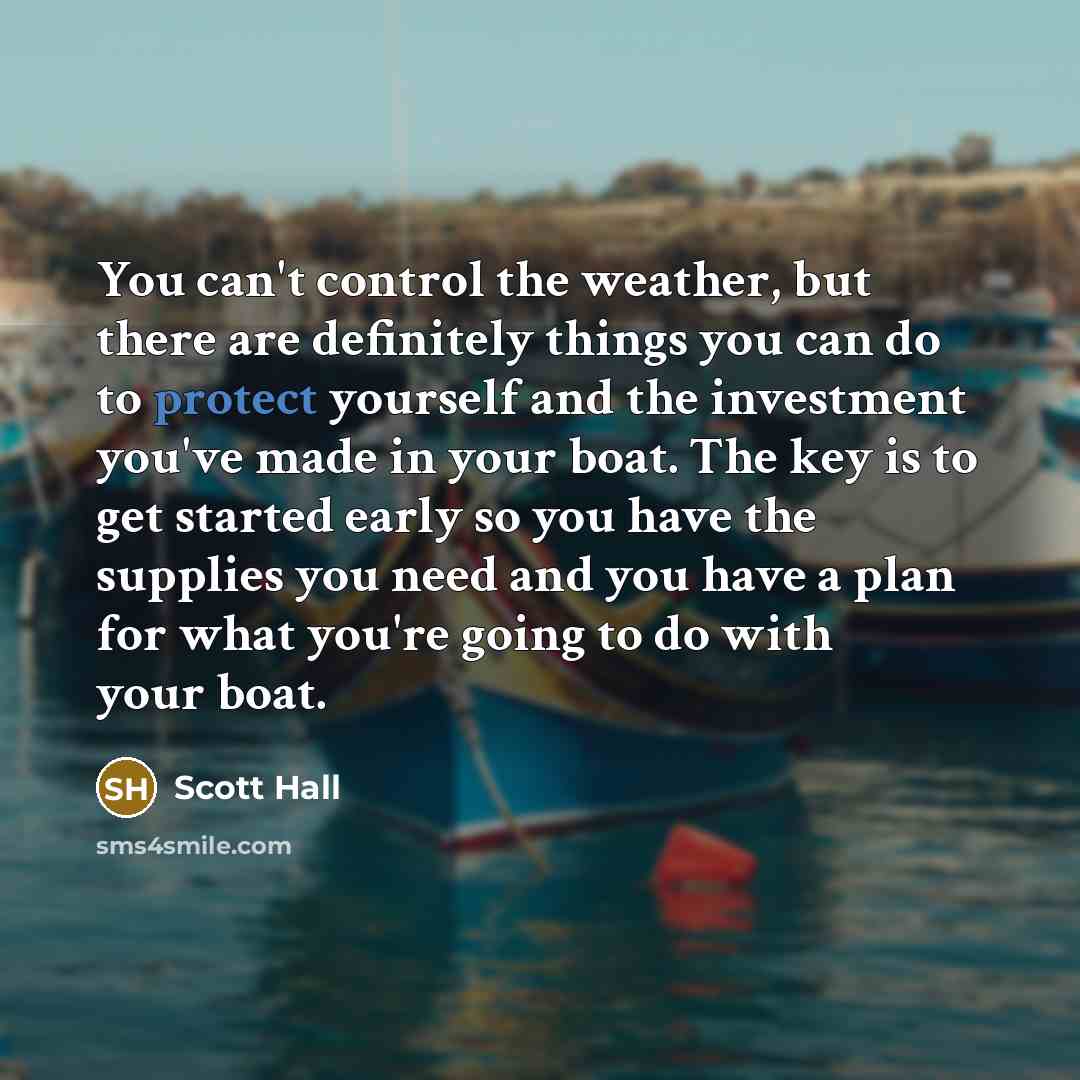 “You can't control the weather, but there are definitely things…” quote by Scott Hall