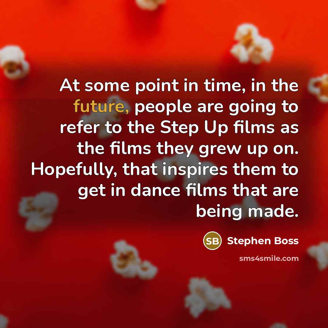 “At some point in time, in the future, people are…” quote by Stephen Boss
