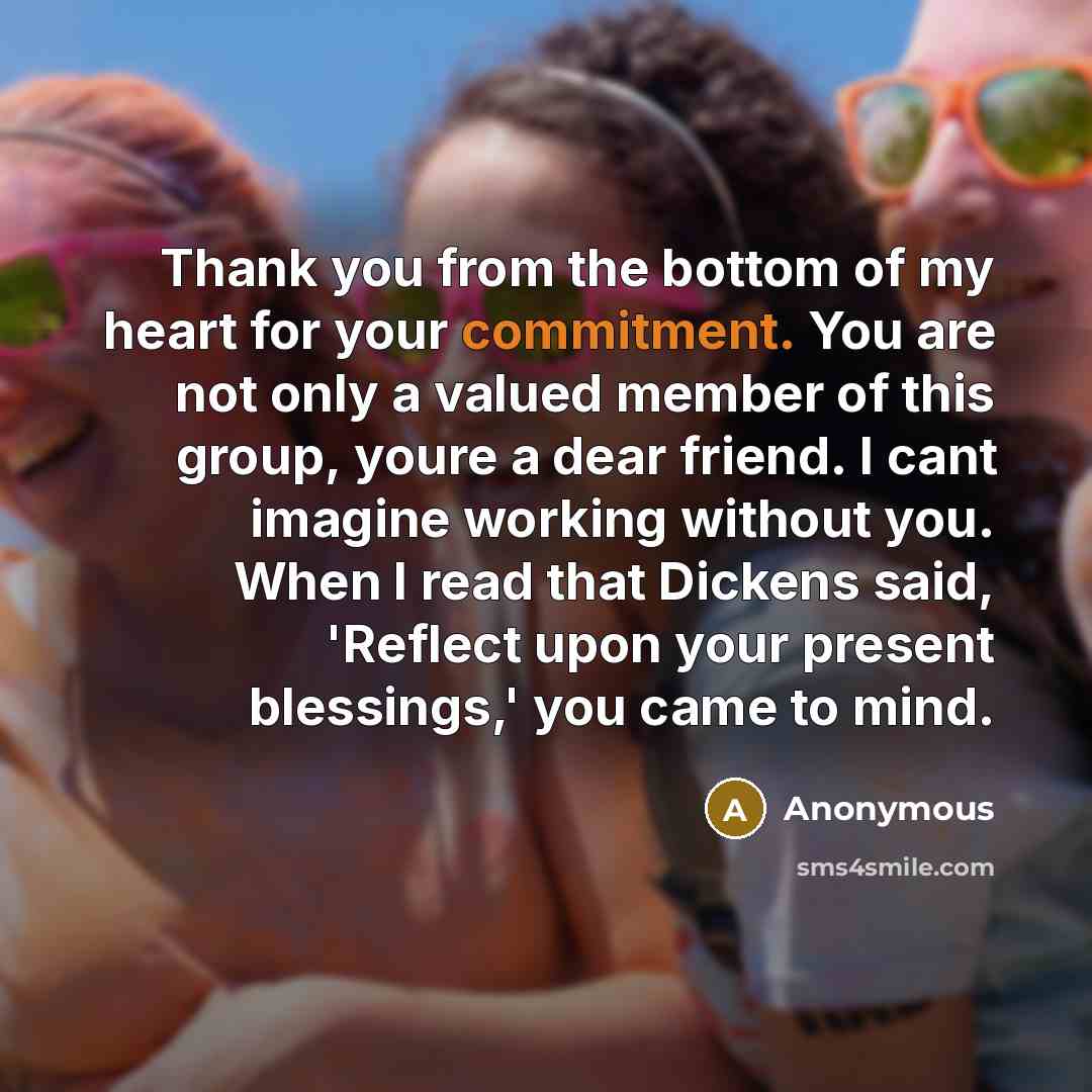 “Thank you from the bottom of my heart for your…” quote by Anonymous