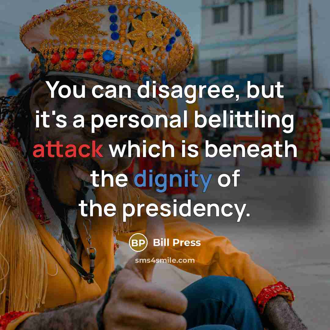 “You can disagree, but it`s a personal belittling attack which…” quote by Bill Press