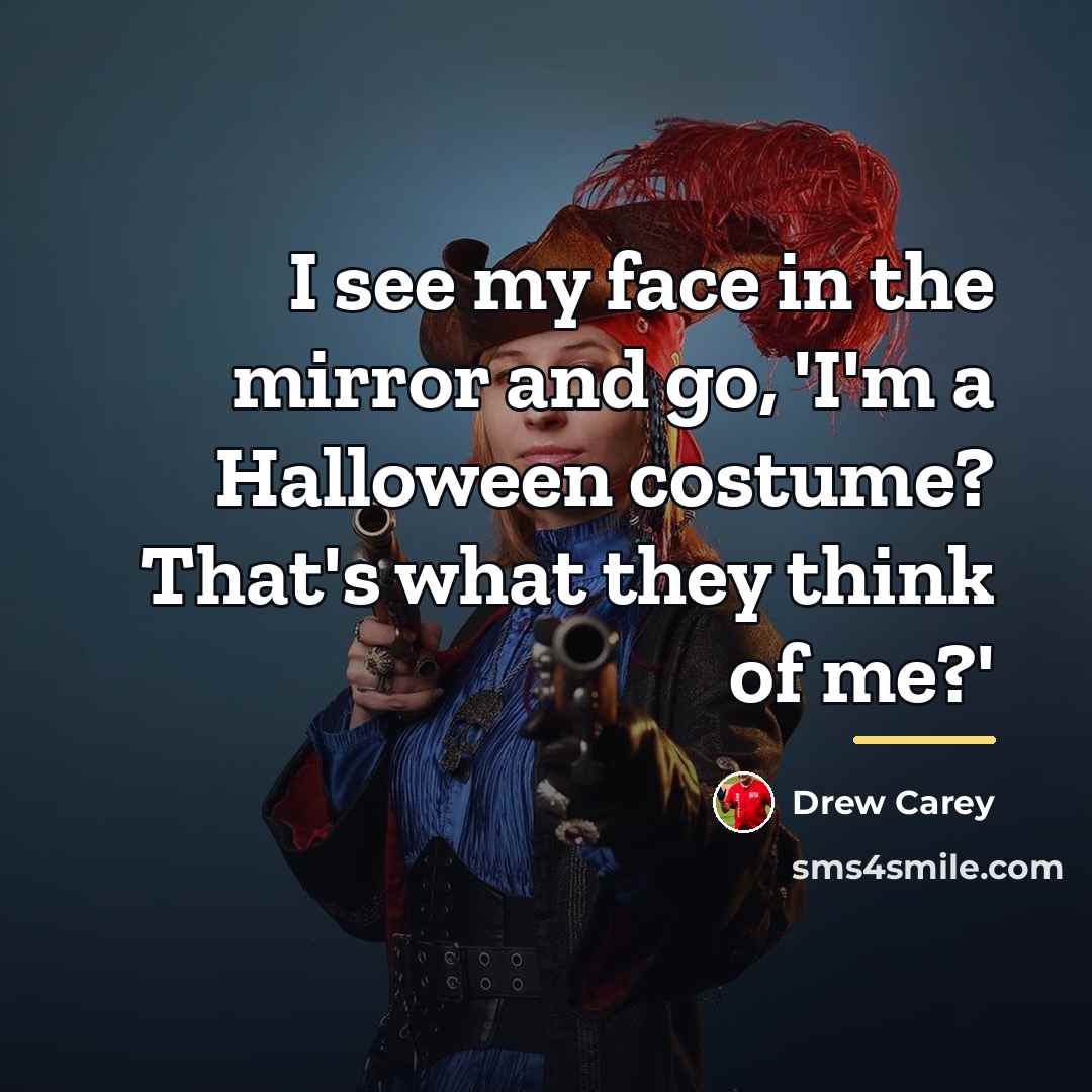 “I see my face in the mirror and go, 'I'm…” quote by Drew Carey