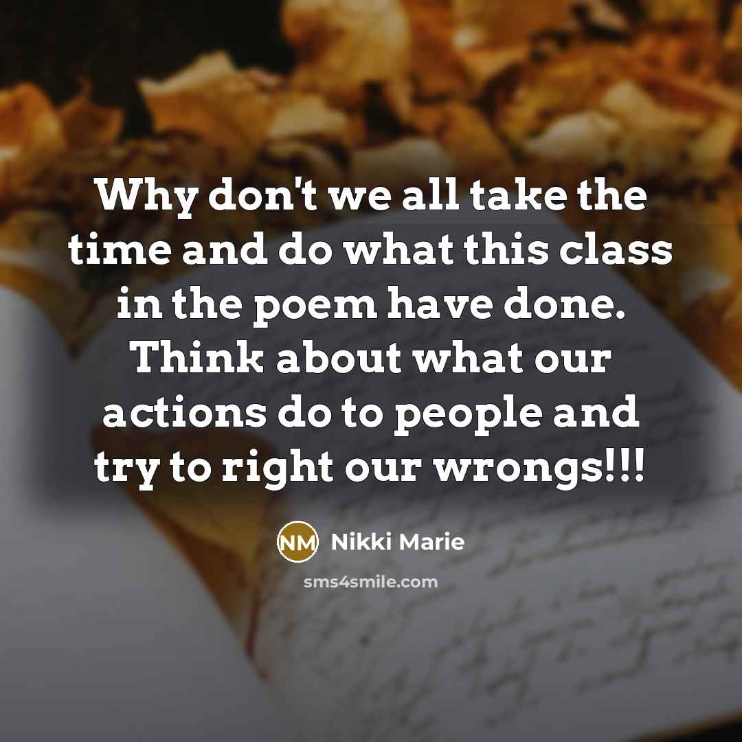 “Why don't we all take the time and do what…” quote by Nikki Marie