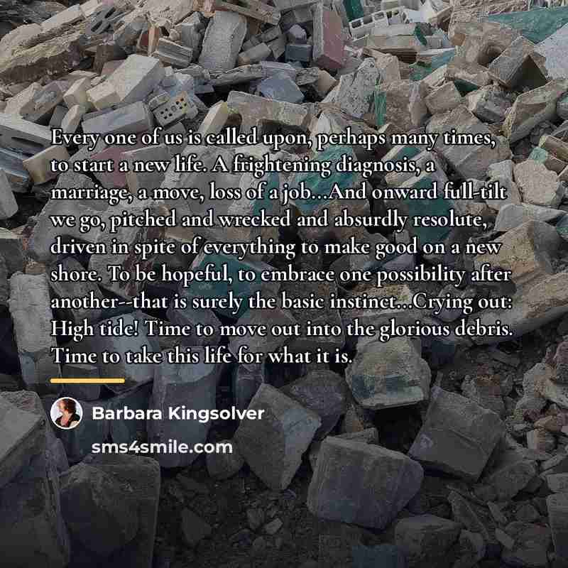 “Every one of us is called upon, perhaps many times,…” quote by Barbara Kingsolver