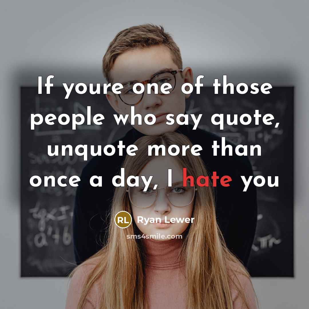 “If youre one of those people who say quote, unquote…” quote by Ryan Lewer