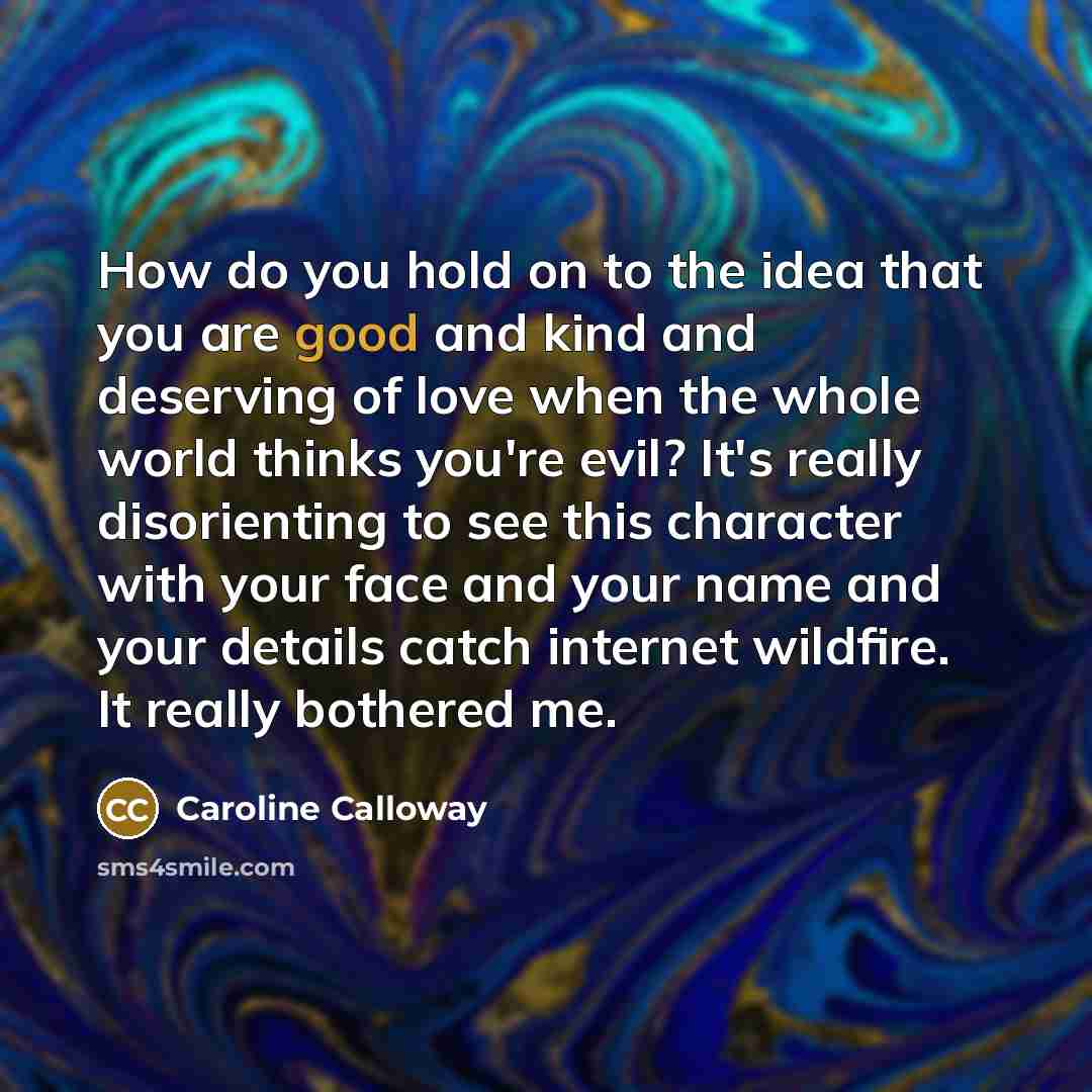 “How do you hold on to the idea that you…” quote by Caroline Calloway