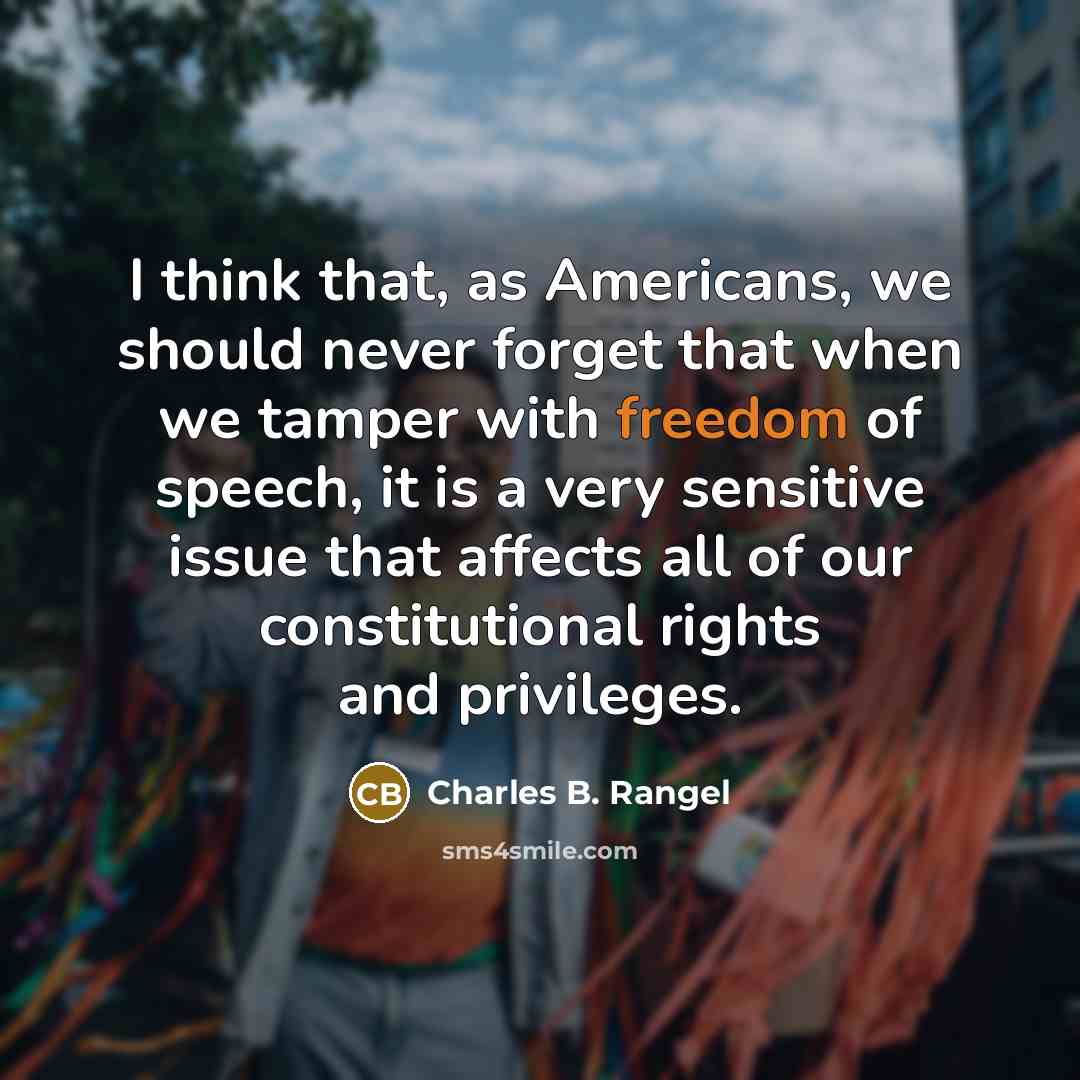“I think that, as Americans, we should never forget that…” quote by Charles B. Rangel