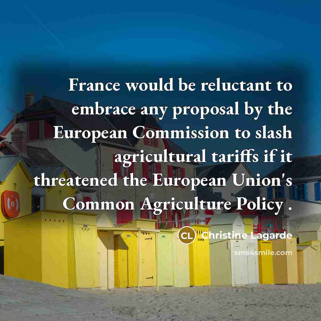 “France would be reluctant to embrace any proposal by the…” quote by Christine Lagarde