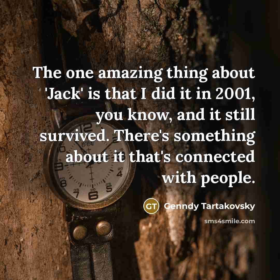 “The one amazing thing about 'Jack' is that I did…” quote by Genndy Tartakovsky