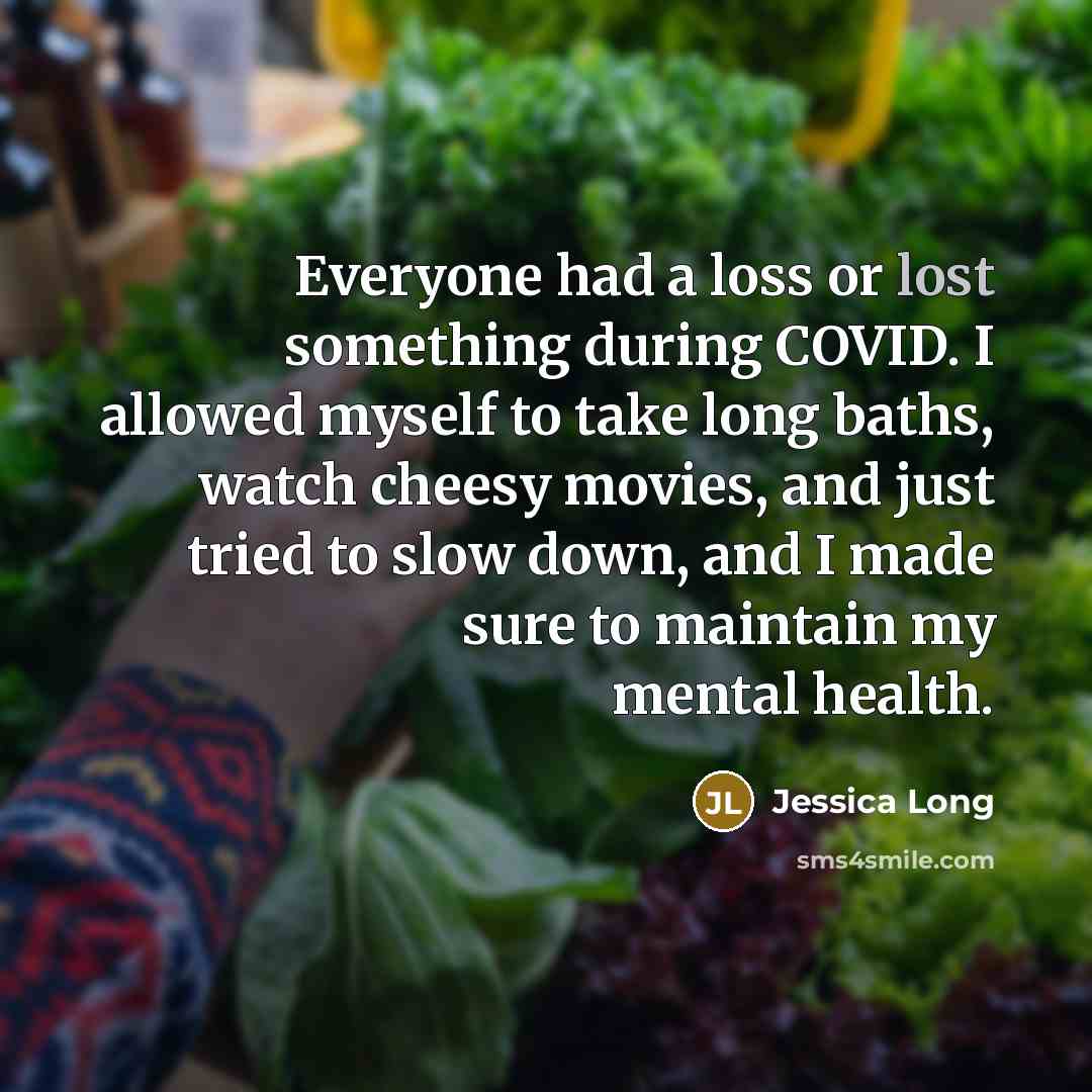 “Everyone had a loss or lost something during COVID. I…” quote by Jessica Long