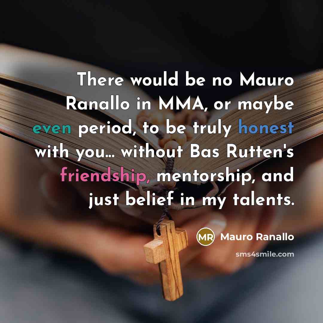 “There would be no Mauro Ranallo in MMA, or maybe…” quote by Mauro Ranallo