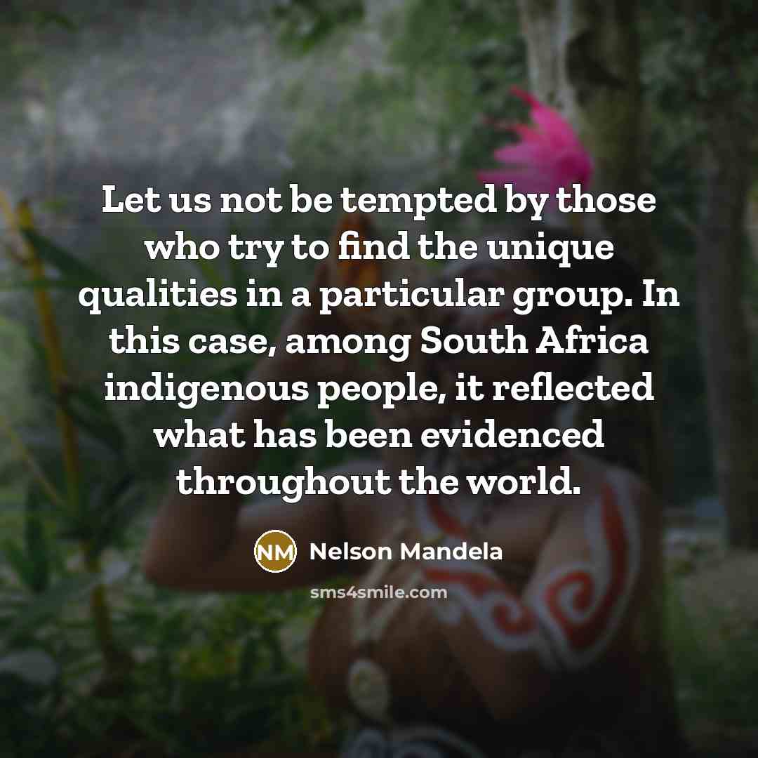 “Let us not be tempted by those who try to…” quote by Nelson Mandela
