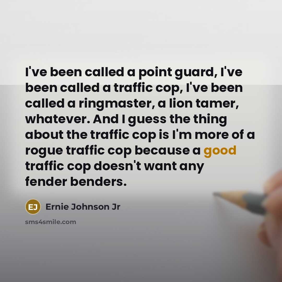 “I've been called a point guard, I've been called a…” quote by Ernie Johnson Jr