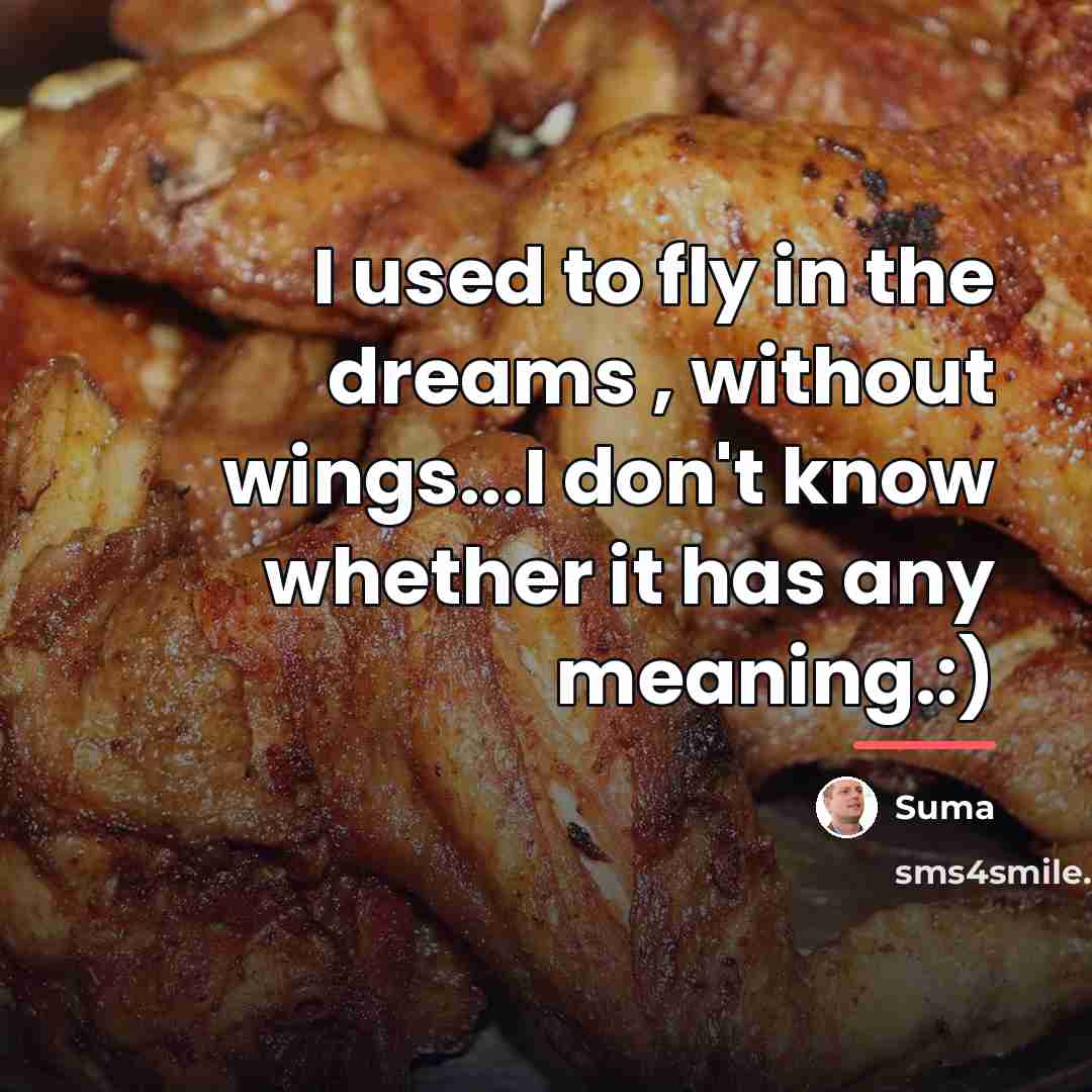 “I used to fly in the dreams , without wings...I…” quote by Suma