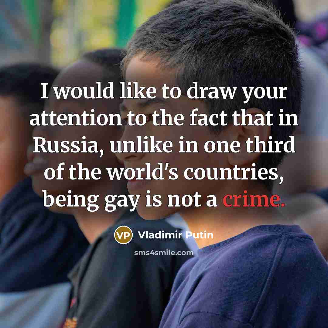 “I would like to draw your attention to the fact…” quote by Vladimir Putin