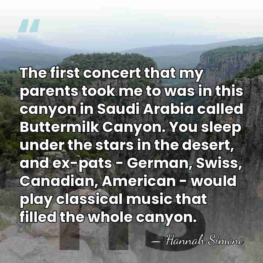 The first concert that my parents took me to was in this&hellip; - Hannah Simone