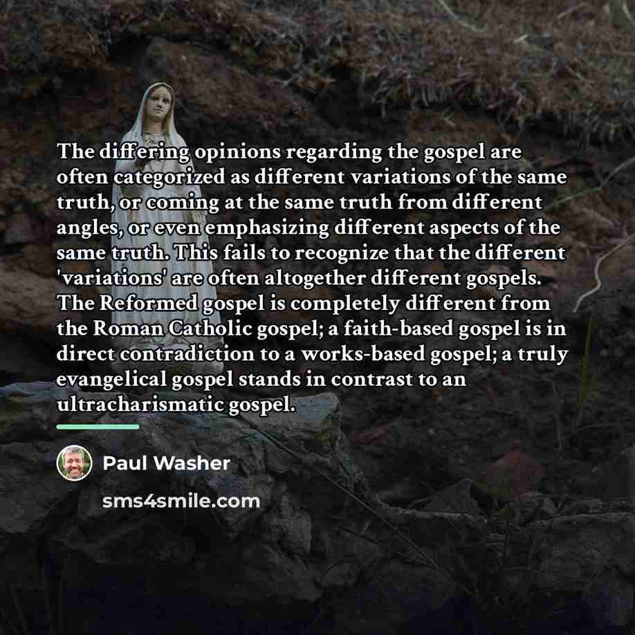 “The differing opinions regarding the gospel are often categorized as…” quote by Paul Washer