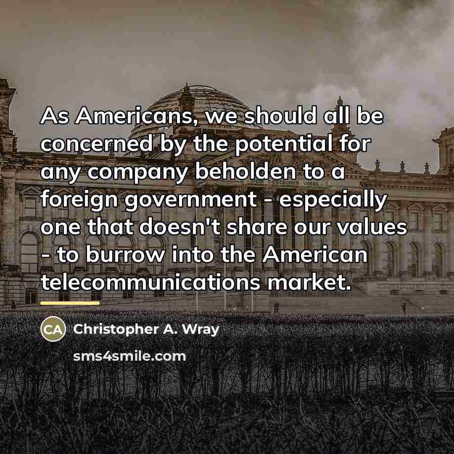 “As Americans, we should all be concerned by the potential…” quote by Christopher A. Wray