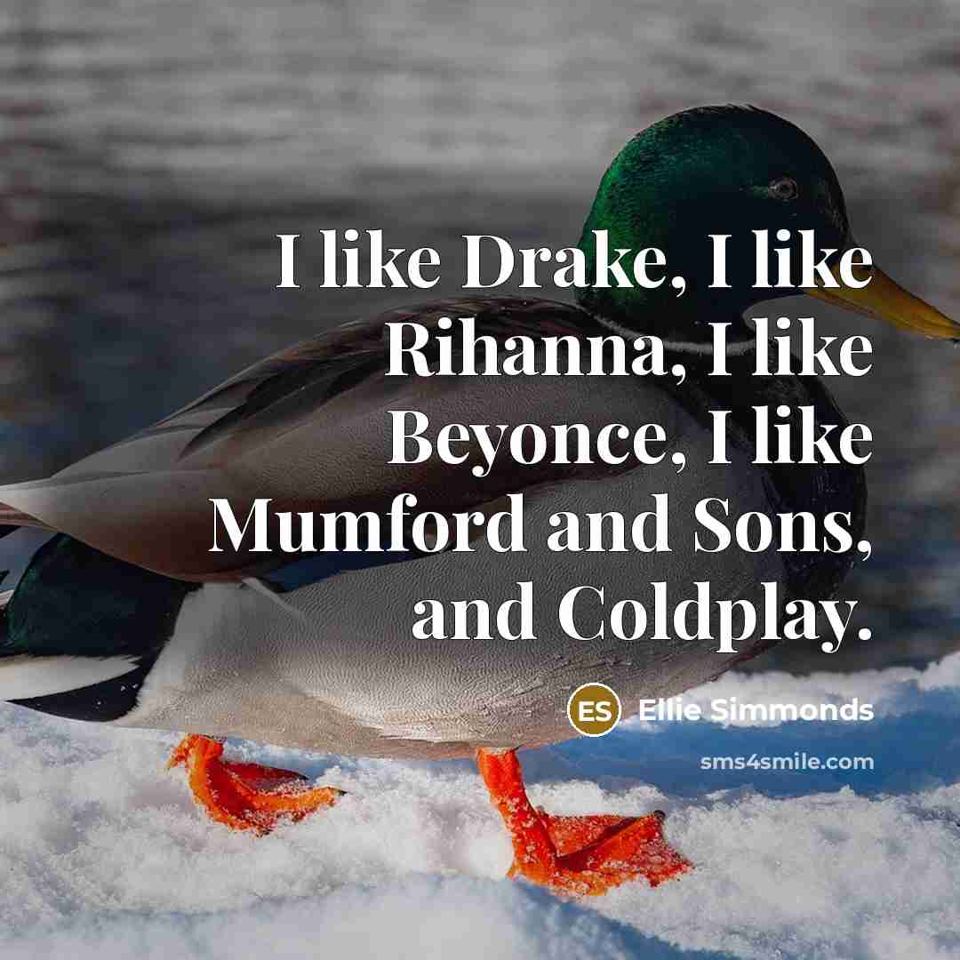 “I like Drake, I like Rihanna, I like Beyonce, I…” quote by Ellie Simmonds