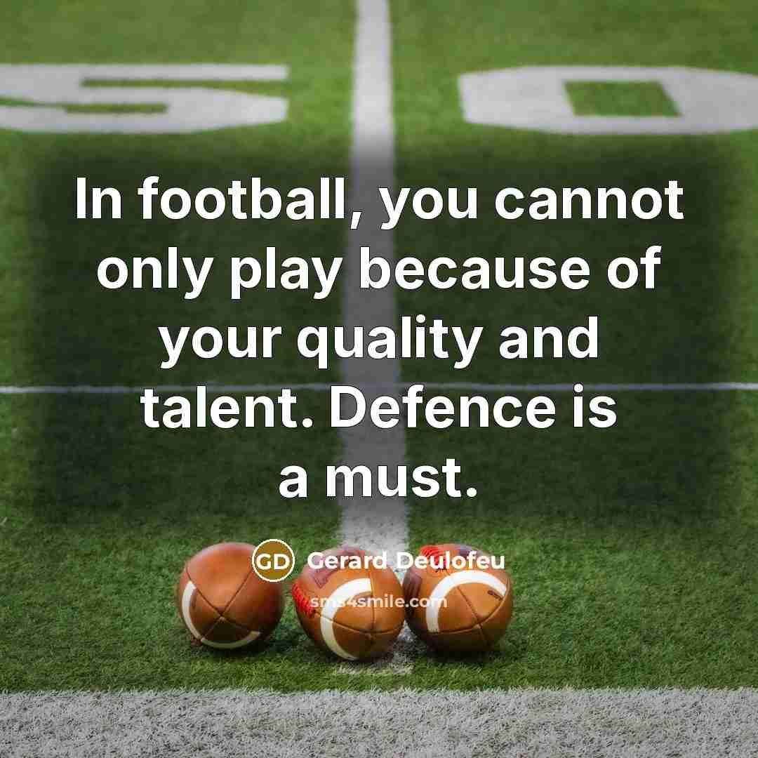 “In football, you cannot only play because of your quality…” quote by Gerard Deulofeu