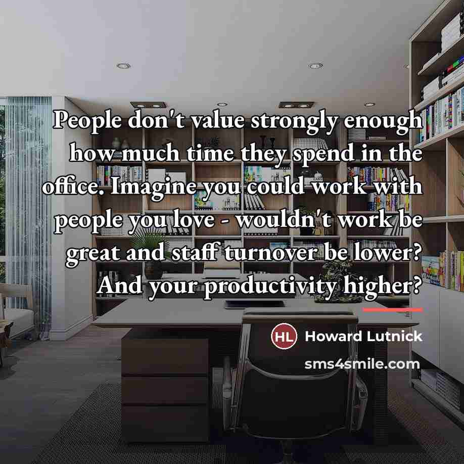 “People don't value strongly enough how much time they spend…” quote by Howard Lutnick