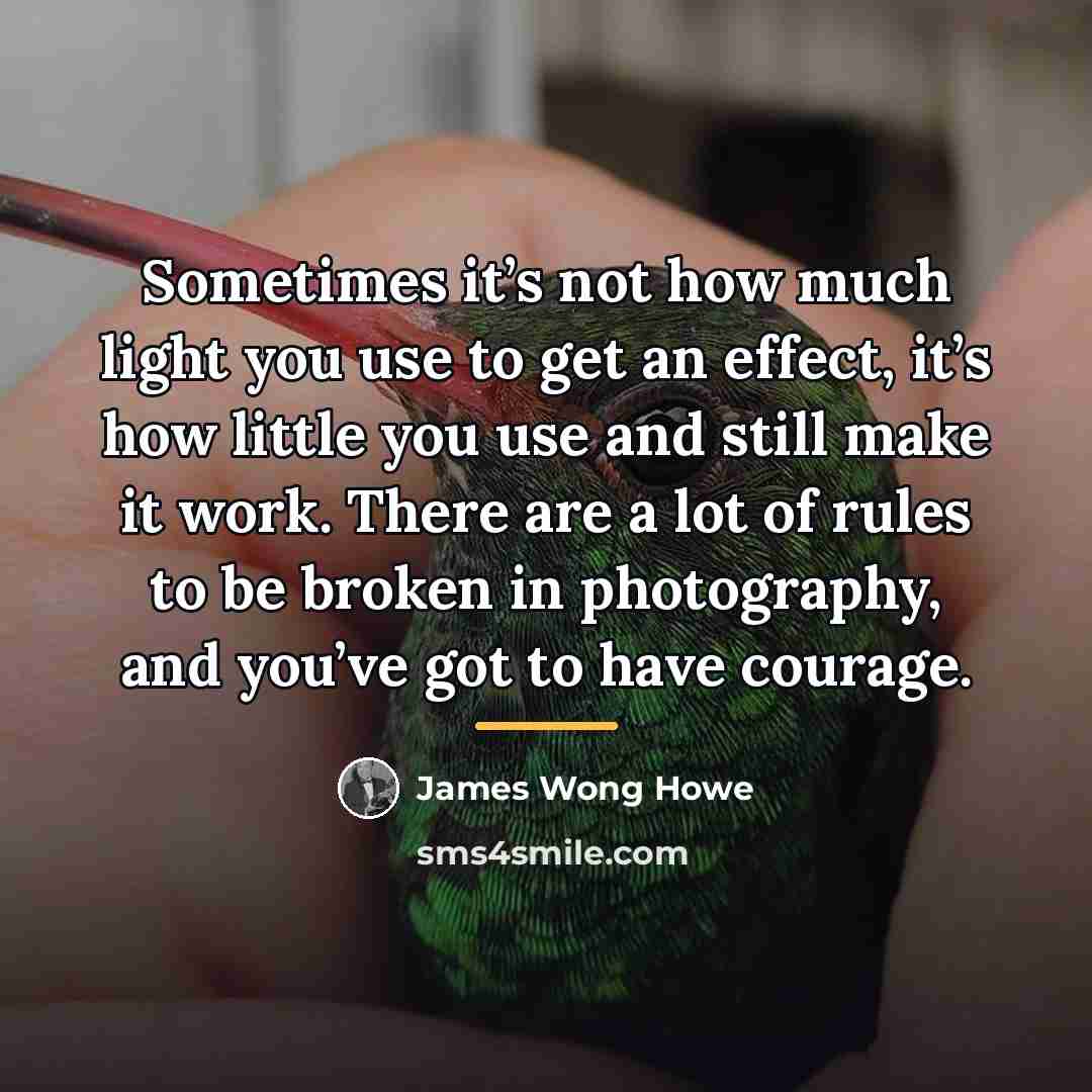 “Sometimes it’s not how much light you use to get…” quote by James Wong Howe