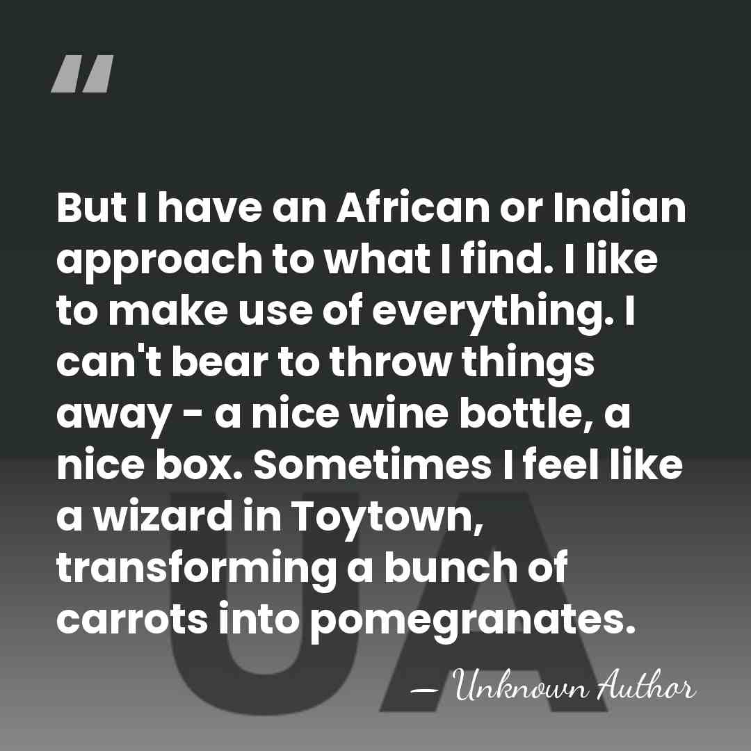 But I have an African or Indian approach to what I find.&hellip; - Eduardo Paolozzi